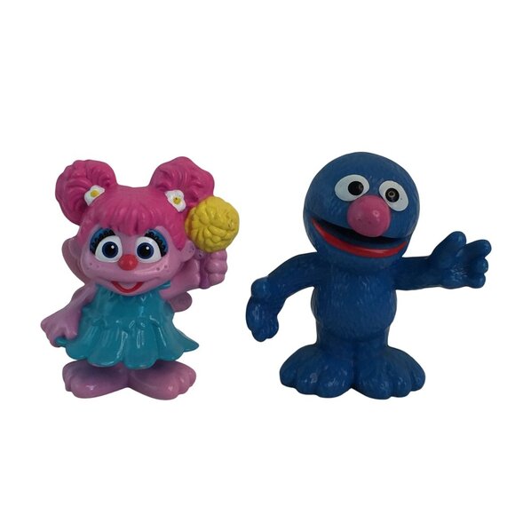 Sesame Street Toy Figures 3" Cake Toppers Cookie Monster Elmo Oscar Abby Grover - Picture 2 of 13